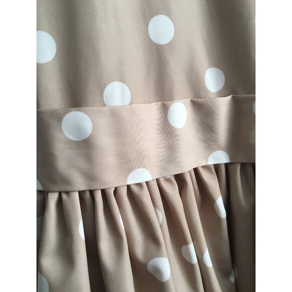 Jason Wu Beige Polka Dot Dress Size 5T - Picture 2 of 8